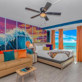 Premier Updated Oceanfront Suite! Sunset Waves Yachtsman S503A
