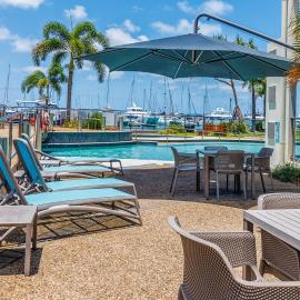 Sweeping Marina Views | Pool + Balcony | Sleeps 4