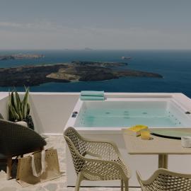 Agave Santorini Design Boutique Hotel: Imeroviglion'da bir otel