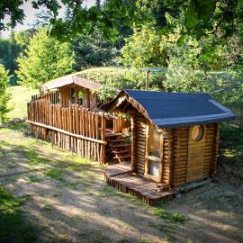 Domek Chatka Hobbita u Leona obok Uzdrowiska Iwonicz Zdrój
