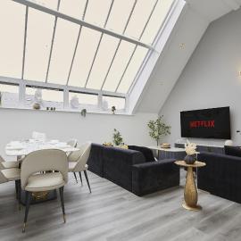 Hayy Modern Penthouse Near Bradford City Centre