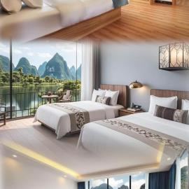 Hotel on Yangshuo West Street, Chinese ancient style architecture, dreaming back to the, hotel en Yangshuo