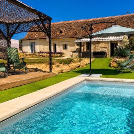 La grange en pierre - chic & piscine privée