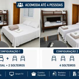 Loft 6 Próximo ao Centro e Shopping até 4 Pessoas