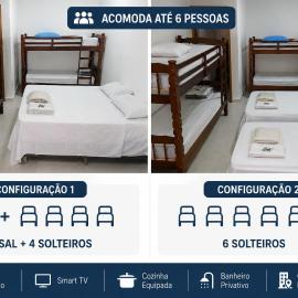 Loft 3 Próximo ao Centro e Shopping até 6 Pessoas