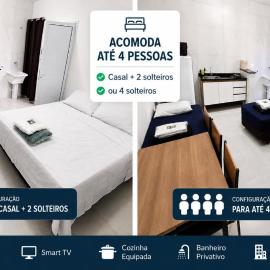 Loft 1 Próximo ao Centro e Shopping até 4 Pessoas