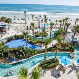 Oceanfront HighRise Condo IndoorOutdoor Pools, Lazy River On the Boardwalk