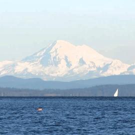 View of Ocean & MOUNT BAKER