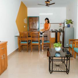 Seashore Serenity 2BHK S650m Stroll Varca Beach