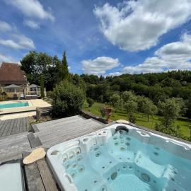 Villa 10 couchages avec piscine chauffée & jacuzzi avec vue imprenable