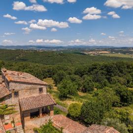 Siena Hills House Countryside with parking and view, מלון במונטריג'יוני
