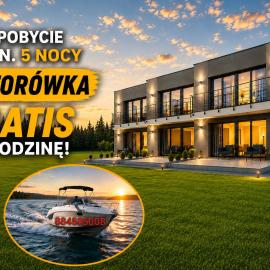 Złote Sady Apartamenty na Mazurach z widokiem na jezioro