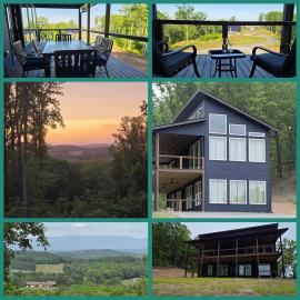 Modern Mountain Retreat with Deck Swing & Views, hotel in Talking Rock