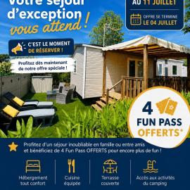 Charmant Mobil home familial pour 8 personnes