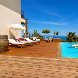 maison maeva avec piscine et vue mer