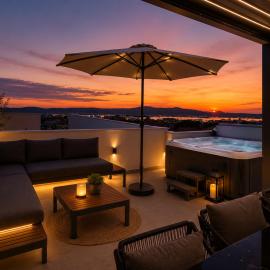 Sunset Aura, hotel in Sukošan