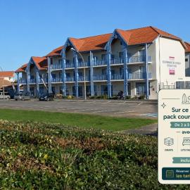 Appartement T3 avec piscine, sauna en front de mer à Biscarrosse Plage - FR-1-521-1