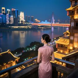Holiday River View Hotel,Hongya Cave,Jiefangbei,Chongqing