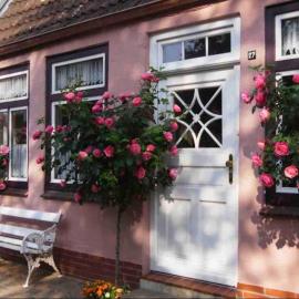 Romantisches Grachtenhaus mit Garten & Wasserzugang, hotel i Frederiksstad