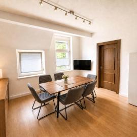 Monteurzimmer Wohngemeinschaft oder komplette Monteurwohnung in Recklinghausen mit getrennten Betten WLAN Küche perfekt für Teams
