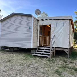 Mobil Home C06 ou C044 camping Siblu La Plage MIMIZAN, hotel in Mimizan-Plage