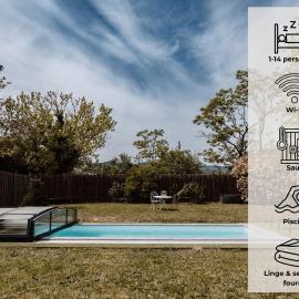 Domaine des Jallets piscine sauna et nature, hotel a Ouches