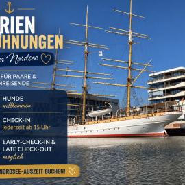 Ferienwohnungen Haus Krabbe zentral & hundefreundlich, ideal für Paare und Alleinreisende, zwischen Bremerhaven und Cuxhaven, hotel Wremenben
