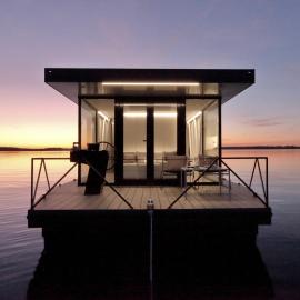 Architekten-Refugium auf dem Wasser, hotel sa Glindow