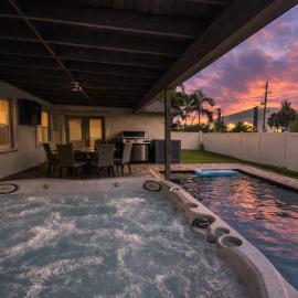 Modern 3BR Pool Home & Hot Tub Near Beach