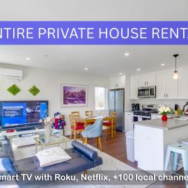 Entire Private House Near San Diego Downtown & Beach, 3 Bedrooms 3 Bathrooms, Available Now
