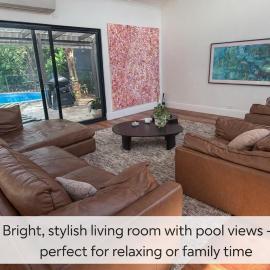 Resort living 3kms from the city, Tennis Court, Pool, Large Garden
