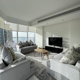 Beachside 2BR Retreat in Durrat Marina, hotel in Jusayrah