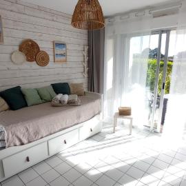 Studio l'Oasis - Piscine, plage de La Baule 10 min、ゲランドのホテル