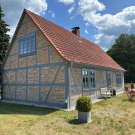 Fachwerkhaus im nirgendwo am Stettiner Haff: Hintersee şehrinde bir otel