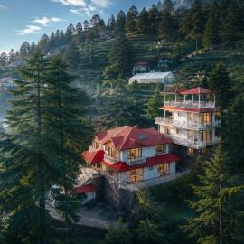 Vibhasa-The Scenic Solitude 6Br Villa Amidst Himalayas Near Kainchi Dham-Where BBQ and Bonfires Ignite the Adventure