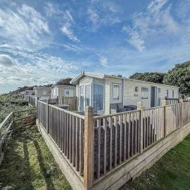 6 Berth Caravan With Stunning Sea Views And Decking To Relax On, Ref 32048Az