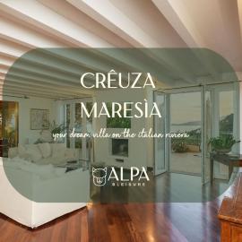 "Crêuza Maresìa" la tua villa da sogno sul mare, hotel in Chiavari
