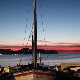Tramonto sul mare