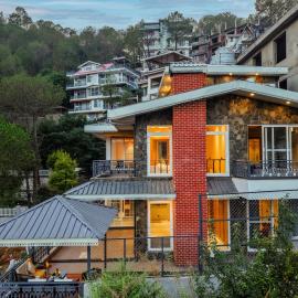 ELIVAAS Signature Bask and Blessings Highlands Pet-Friendly 7-BHK Retreat With Private Scenic Balconies, Jacuzzi, Spa, Garden & Gazebo