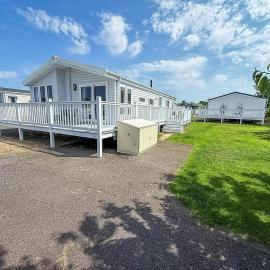 Beautiful 4 Berth Lodge With Decking At Manor Park In Hunstanton Ref 23038C