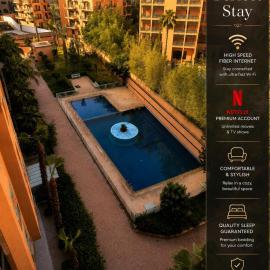 Luxury Apartment Wintering Pool & Top Location