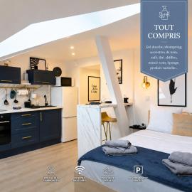 Bleu Chic Élégance Contemporaine - Proche Mer, hôtel à Yffiniac