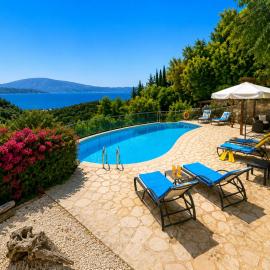 'Villa Elissavet' - Kalami Bay - Family Pool House, khách sạn ở Gimari