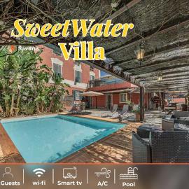 SweetWater Villa - Pool - Solarium - Smart TV、サヴォーナのホテル