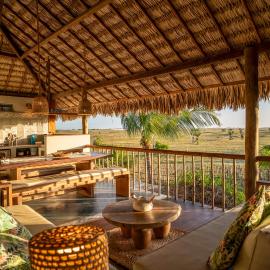 Bangalo Das Dunas com vista incrível e Kitesurf em Preá