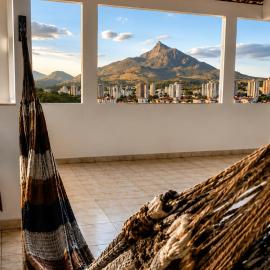 Apto no terraço para trabalhadores - Vista espetacular - Área cental de GV