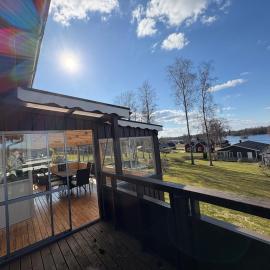 Lake view at Bolmen-Sauna-8 guests