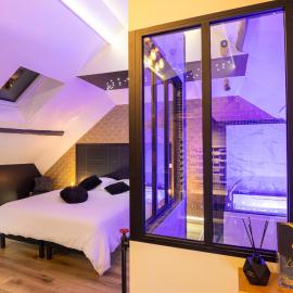 L'Intemporel Éclipse Suite Spa Privatif, hotelli kohteessa Champagne-sur-Oise