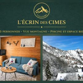 Appartement dernier étage vue imprenable 6pers, hôtel à Valloire