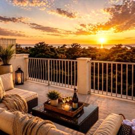 Gulf-View Rooftop Escape Near Shunk Gulley & Beach, hotel a Santa Rosa Beach
